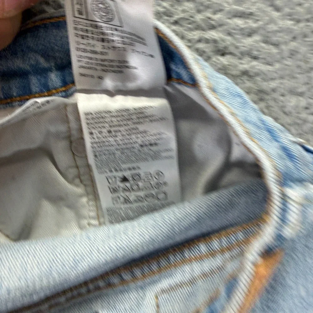Levi's 559 Jeans Men 40x30 Blue Cotton Denim Straight Leg Workwear Faded Stretch